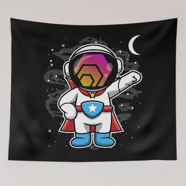Item preview, Super Astronaut HEX Coin To The Moon Crypto Token Cryptocurrency Blockchain Wallet HODL designed and sold by AdamRoberts90.