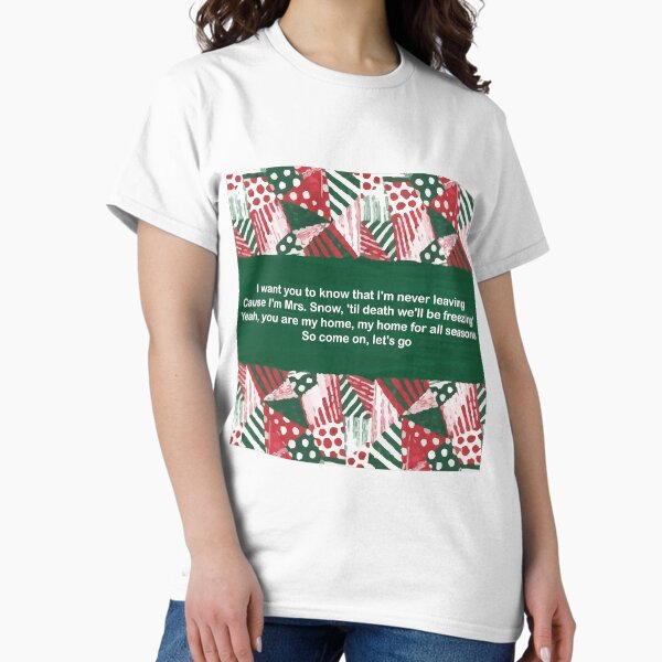 Item preview, Snowman Lyrics (Sia) designed and sold by Lo Ma.