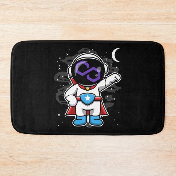 Item preview, Super Astronaut Polygon Matic Coin To The Moon Crypto Token Cryptocurrency Blockchain Wallet HODL designed and sold by AdamRoberts90.