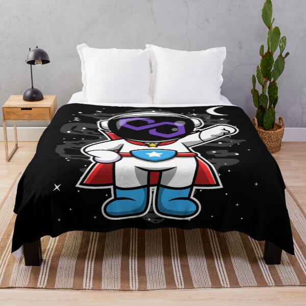 Item preview, Super Astronaut Polygon Matic Coin To The Moon Crypto Token Cryptocurrency Blockchain Wallet HODL designed and sold by AdamRoberts90.