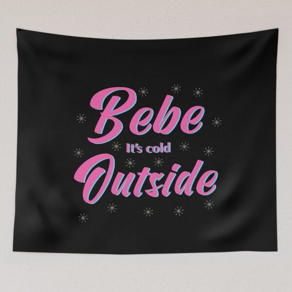 Item preview, Bebe it’s cold outside - funny Christmas and winter season design designed and sold by Tanuja  Sharma.