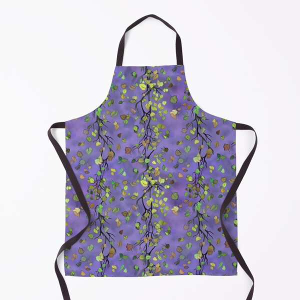 Item preview, Tree twigs, leaves, autumn pattern, painting. designed and sold by UVI-CA.