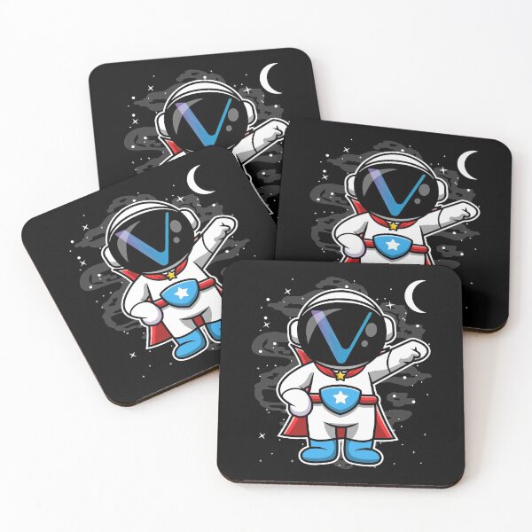 Item preview, Super Astronaut Vechain VET Coin To The Moon Crypto Token Cryptocurrency Blockchain Wallet HODL designed and sold by AdamRoberts90.