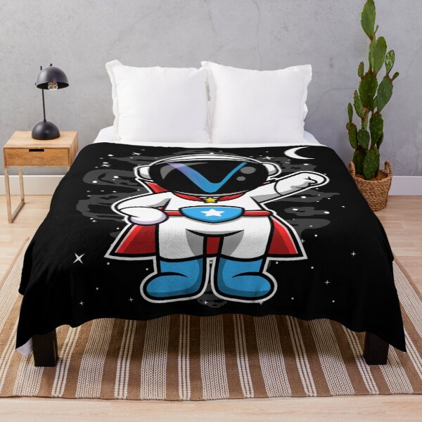 Item preview, Super Astronaut Vechain VET Coin To The Moon Crypto Token Cryptocurrency Blockchain Wallet HODL designed and sold by AdamRoberts90.