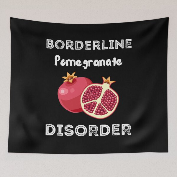 Item preview, Borderline Pomegranate Disorder Shirt  designed and sold by zoonix.