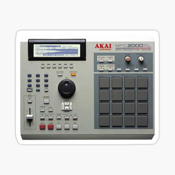 AKAI MPC 2000XL 90s Underground Hip Hop Sticker by RandomWeird