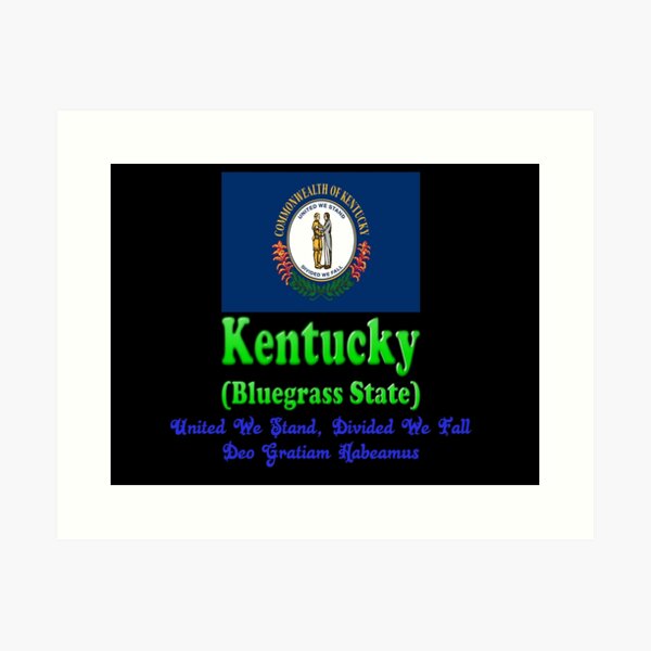 Item preview, Kentucky Сolor print  designed and sold by artdragongift.