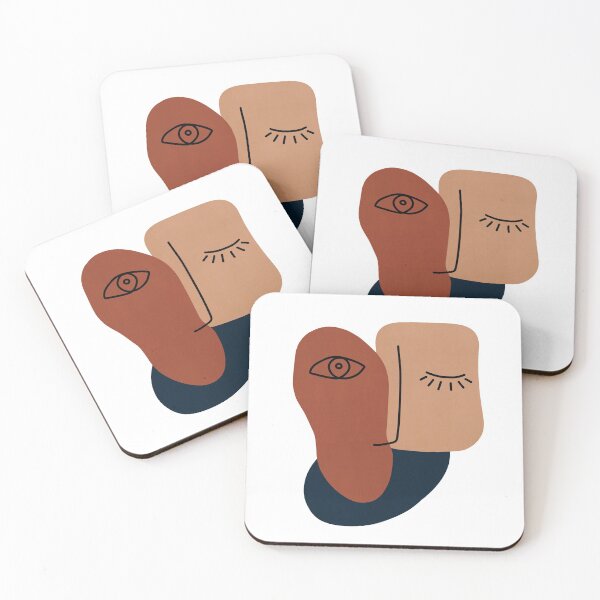 Item preview, Abstract Shapes with Face designed and sold by MDRNHOME.