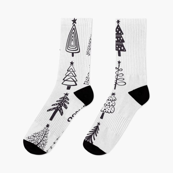 Item preview, Christmas tree line art modern designed and sold by cherryblue.