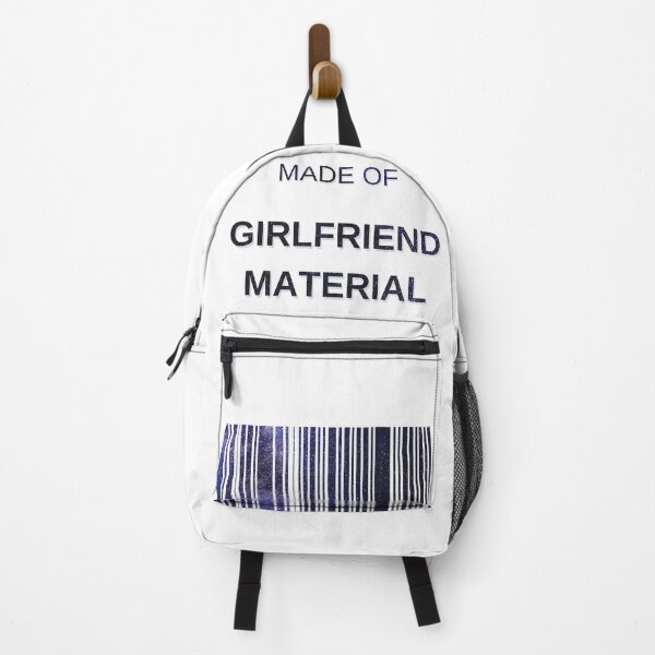 Item preview, Made Of 100% Girlfriend Material Blue Starry Nights- Aesthetic Funny Barcode unique designed and sold by MAEffects.