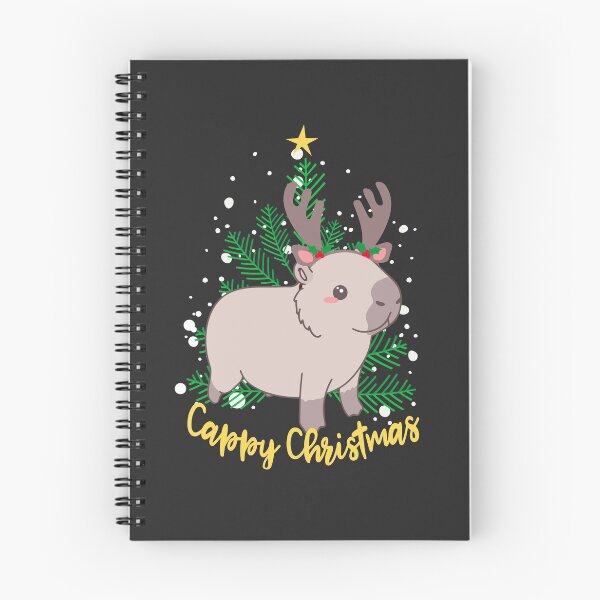 Item preview, Capybara Reindeer Cappy Christmas for Capybara lovers designed and sold by KlaraMacinka.