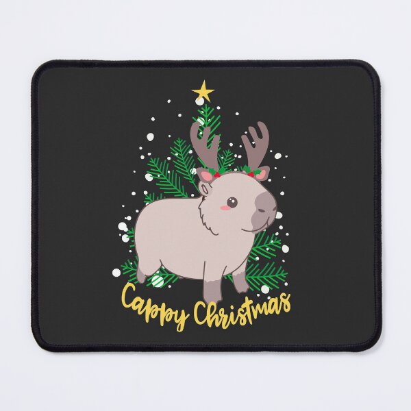 Item preview, Capybara Reindeer Cappy Christmas for Capybara lovers designed and sold by KlaraMacinka.