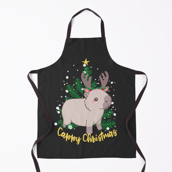 Item preview, Capybara Reindeer Cappy Christmas for Capybara lovers designed and sold by KlaraMacinka.