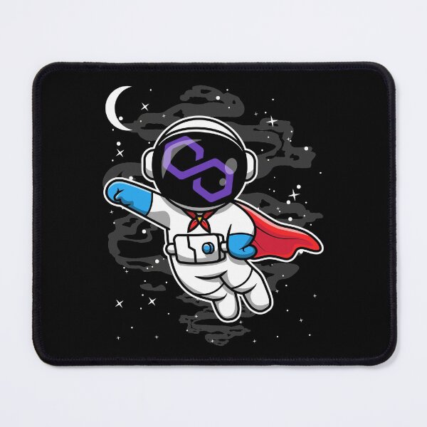 Item preview, Super Astronaut Polygon Matic Coin To The Moon Crypto Token Cryptocurrency Blockchain Wallet HODL designed and sold by AdamRoberts90.