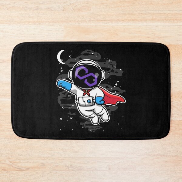 Item preview, Super Astronaut Polygon Matic Coin To The Moon Crypto Token Cryptocurrency Blockchain Wallet HODL designed and sold by AdamRoberts90.