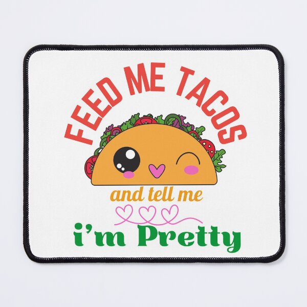 Item preview, Pretty tacos illustration, tacos Mexican food lovers designed and sold by Amirebdesign.