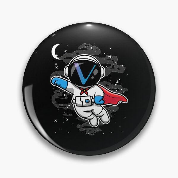 Item preview, Super Astronaut Vechain VET Coin To The Moon Crypto Token Cryptocurrency Blockchain Wallet HODL designed and sold by AdamRoberts90.
