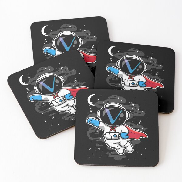Item preview, Super Astronaut Vechain VET Coin To The Moon Crypto Token Cryptocurrency Blockchain Wallet HODL designed and sold by AdamRoberts90.
