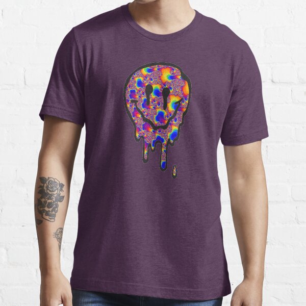 drippy smiley face t shirt