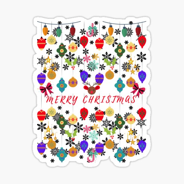Merry Christmas Sticker