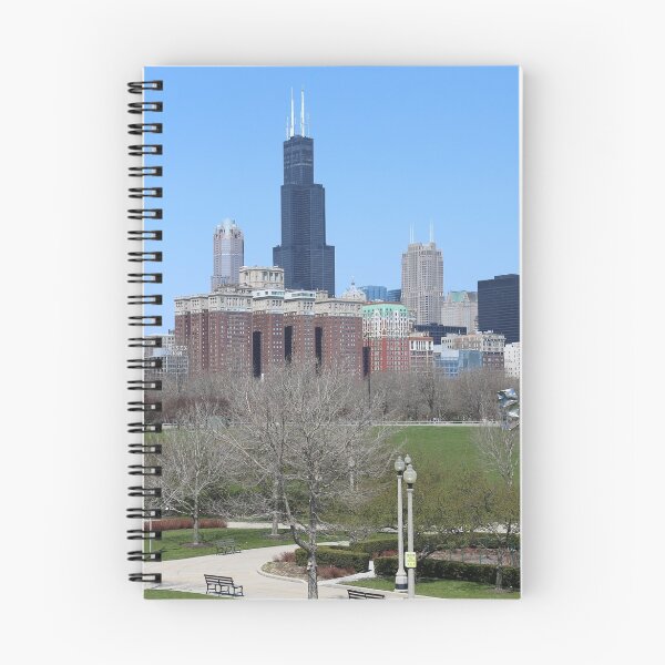 Item preview, Chicago skyline in summer designed and sold by mvpaskvan.