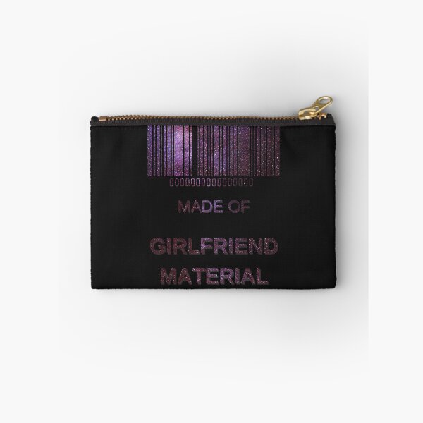 Item preview, Made Of 100% Girlfriend Material Red Starry Nights- Aesthetic Funny Barcode unique designed and sold by MAEffects.