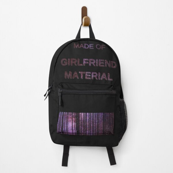 Item preview, Made Of 100% Girlfriend Material Red Starry Nights- Aesthetic Funny Barcode unique designed and sold by MAEffects.