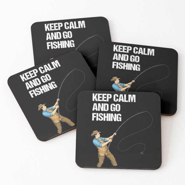 Item preview, Keep Calm and Go Fishing - Fisherman design  designed and sold by 5lav.