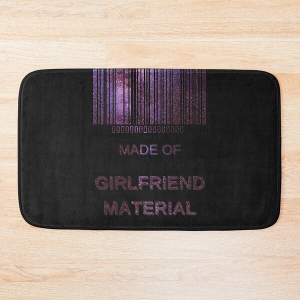 Item preview, Made Of 100% Girlfriend Material Red Starry Nights- Aesthetic Funny Barcode unique designed and sold by MAEffects.