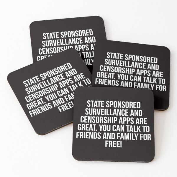 Item preview, State sponsored surveillance designed and sold by Slogans4u.