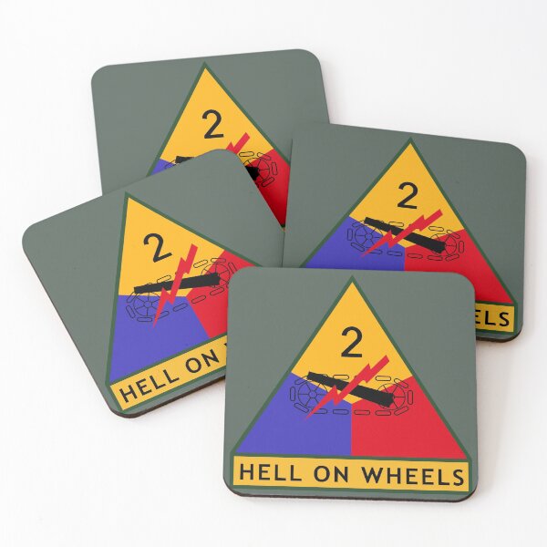 Item preview, 2nd Armored Division "Hell on Wheels" (United States Army) designed and sold by wordwidesymbols.