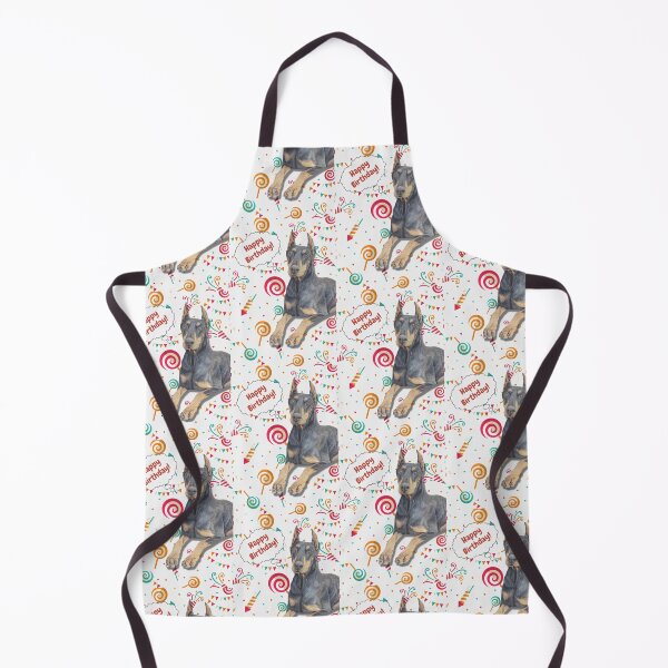 Item preview, happy birthday Dobermann designed and sold by AnnaAndVibes.