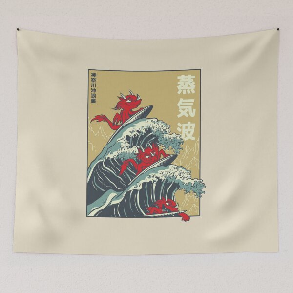 Item preview, Surfing Dragon s off K anagawa designed and sold by Janetde12.
