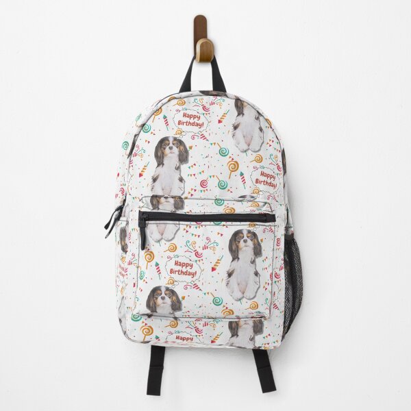 Item preview, happy birthday Cavalier King Charles Spaniel designed and sold by AnnaAndVibes.