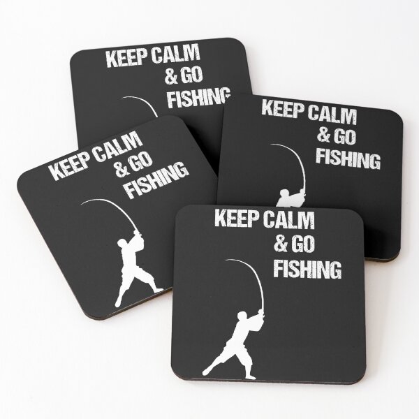 Item preview, Keep Calm and Go Fishing - Fisherman design  designed and sold by 5lav.