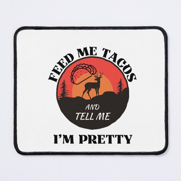 Item preview, Retro sunset Hunting tacos illustration, Vintage tacos wild Mexican food lovers designed and sold by Amirebdesign.