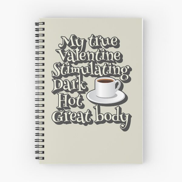 Item preview, My True Valentine, estimulante, oscuro, caliente y con mucho cuerpo. Diseño divertido de San Valentín para amantes del café. designed and sold by TrulyEpoque.