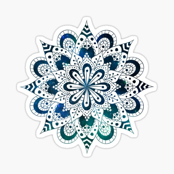Mandala Art Sticker