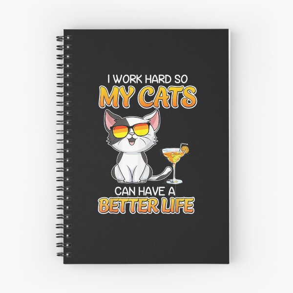 Item preview, I Work Hard So My Cat Can Have A Better Life Tshirt T-Shirt designed and sold by shop   luisant.