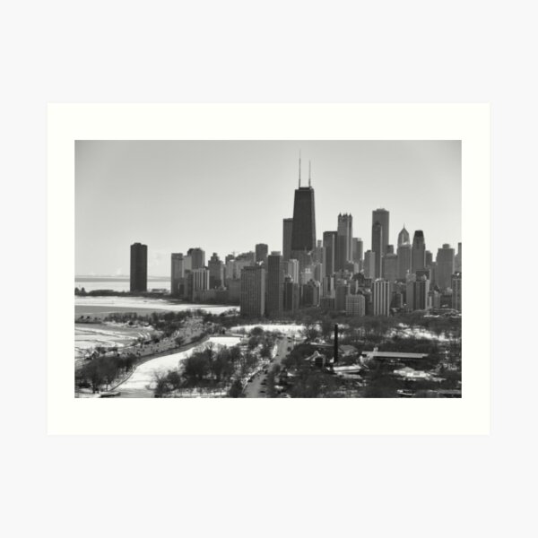 Chicago winter Art Print