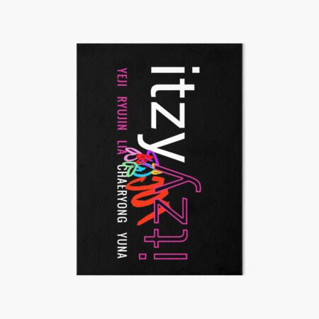 ITZY CRAZY IN LOVE Album Cover Art Board Print for Sale by helloharu