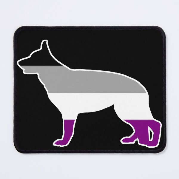 Item preview, Asexual Shepherd Dog Gift Idea, Non-Sexual, Genderless, Asexuality Pride, ACE designed and sold by LusterCraft.