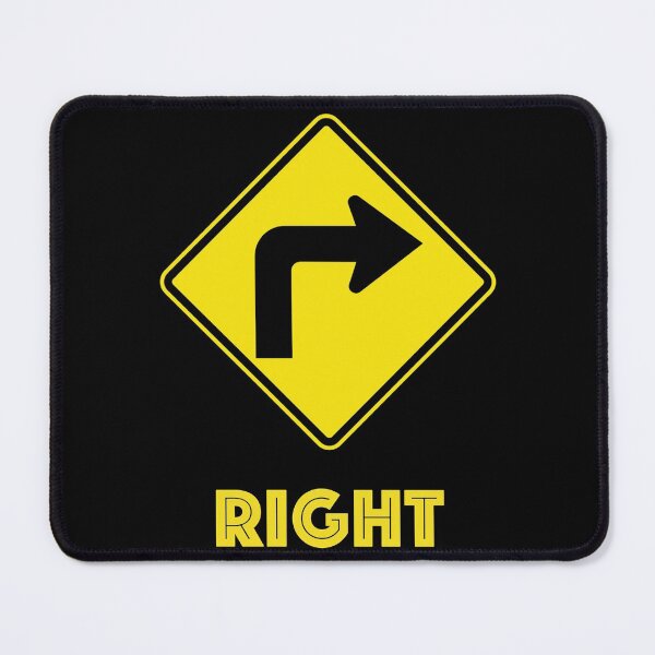 Item preview, Right (right sign) - Funny Pun t-shirt] designed and sold by highdegreepro.