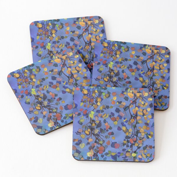 Item preview, Tree twigs, leaves, autumn pattern, painting. designed and sold by UVI-CA.