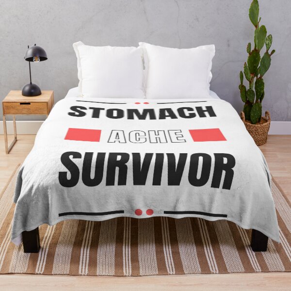 Item preview, Stomach Ache Survivor-Tummy Ache Funny Elegant designed and sold by MAEffects.