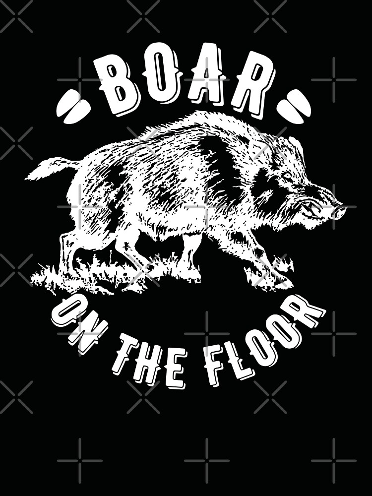 Imagen 4 de 4, Camiseta relajada con la obra Boar on the floor , diseñada y vendida por throwback.