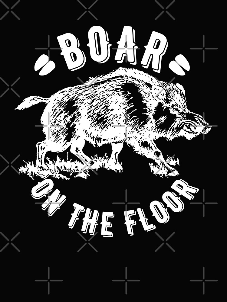 Imagen 4 de 4, Camiseta holgada boxy con la obra Boar on the floor , diseñada y vendida por throwback.