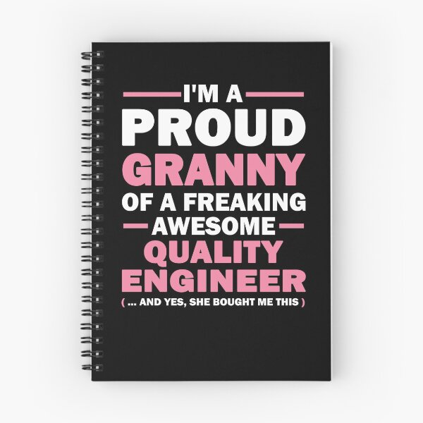 Item preview, i'm a proud granny of a freaking awesome QUALITY ENGINEER and yes she bome thisught  designed and sold by johnny99987.