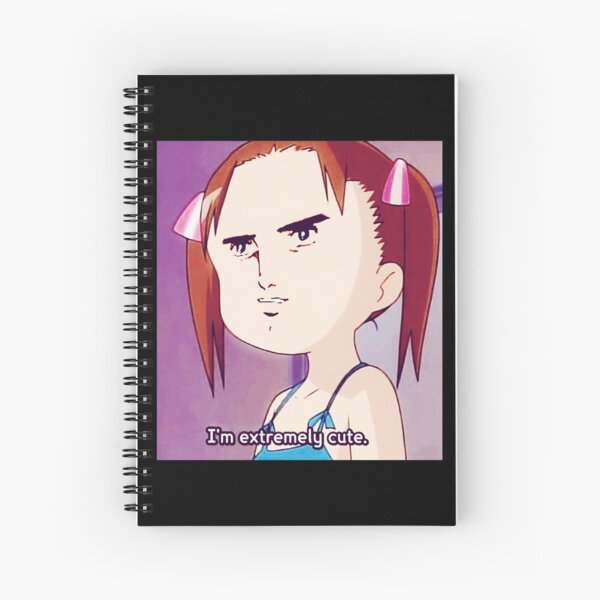 Old Man Anime Meme Face | Spiral Notebook