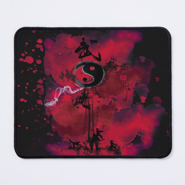 Item preview, Red martial arts ying yang drawing designed and sold by highdegreepro.